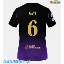 Camisa de time de futebol Barcelona Paez Gavi #6 Replicas 2º Equipamento 2026-27 Manga Curta